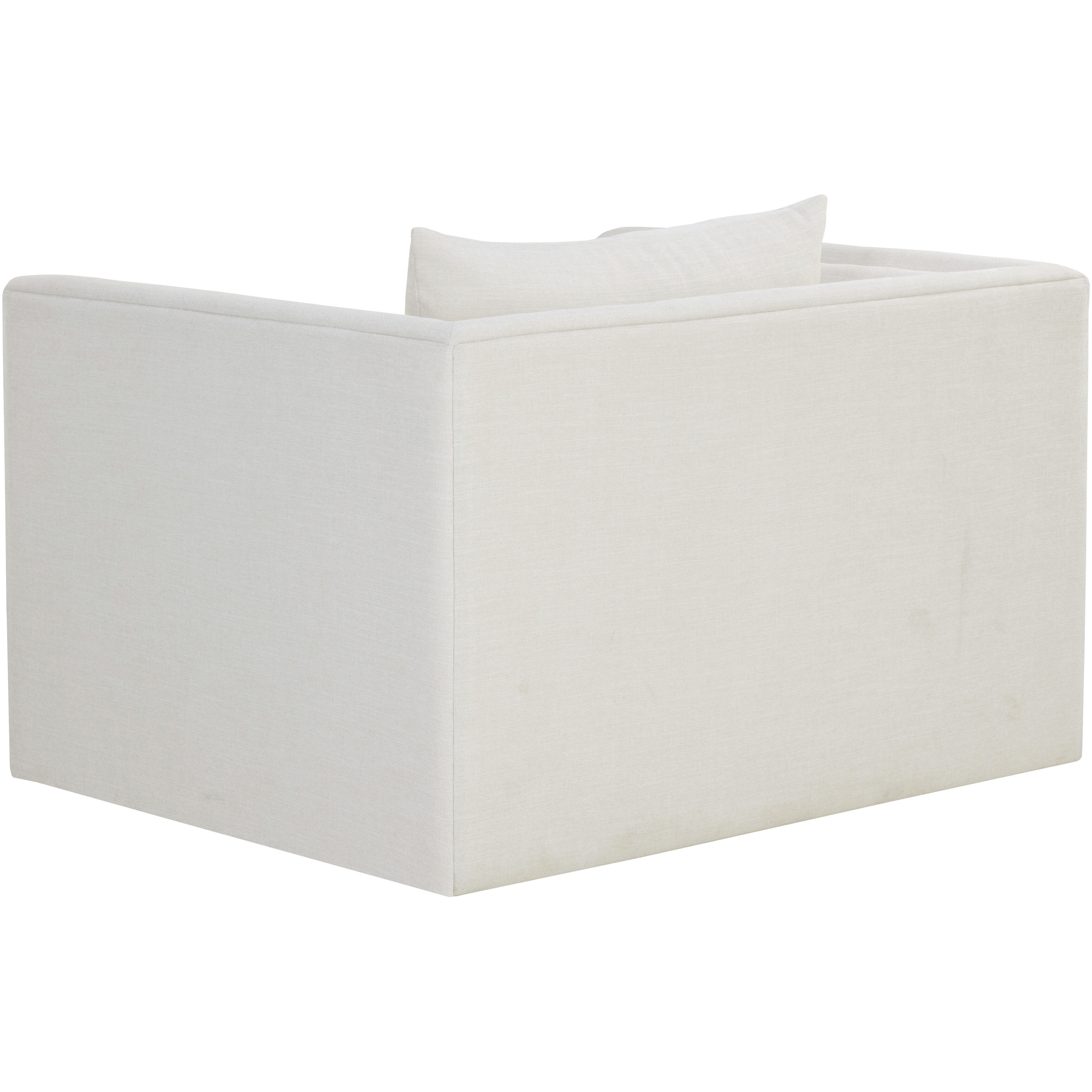 Kira Heather Ivory Tweed Armchair